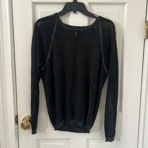 Maje long sleeve Glitter top